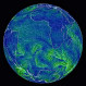 Cameron Beccario. Video still from ‘Wind Earth Map’ earthMap