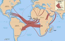 David Eltis and David Richardson, image from ‘Atlas of the Transatlantic Slave Trade’ (New Haven, 2010). map250